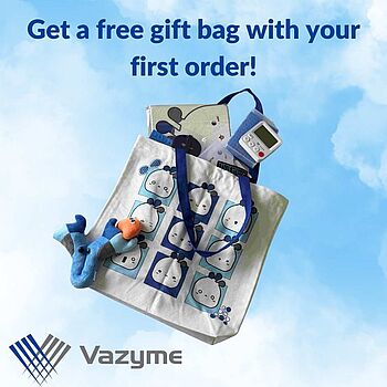 Get a free gift bag with your first Vazyme order