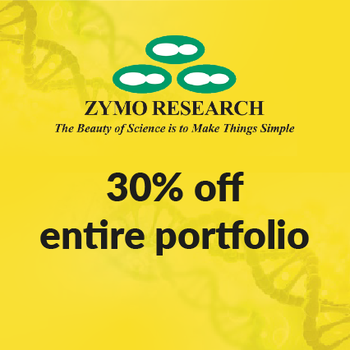 30% off entire portfolio zymo research